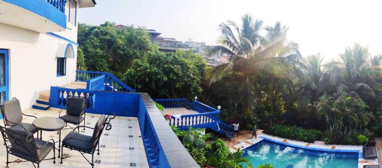 Amazing Hilltop 4 Bhk Villa With Private Pool Near Candolim Exterior photo
